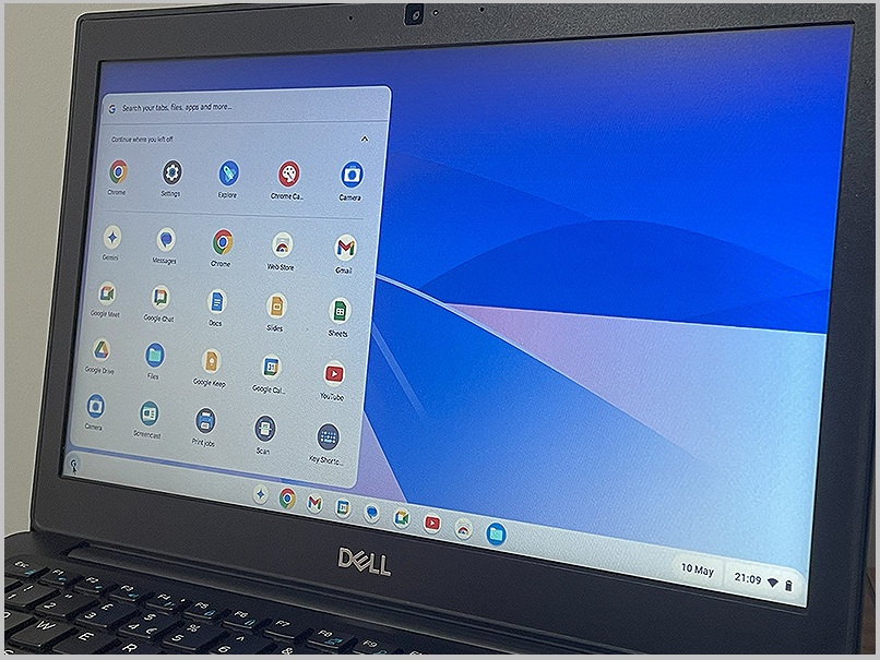ChromeOS Flex Installed on a Dell Laptop